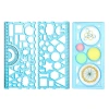 Wholesale of multi-functional rulers, transparent template hand-written newspapers for primary school students, flexible ruler sets, and versatile ruler sets Item Picture